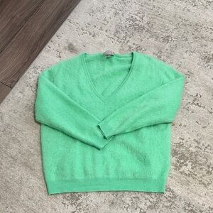J. Crew Cashmere Sweater in Soft Green